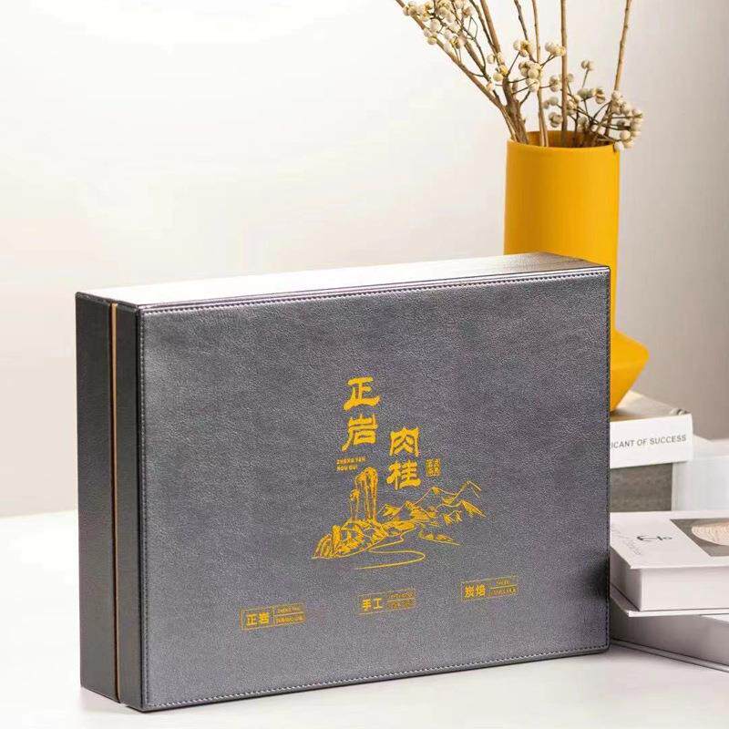 福建大红袍茶叶桂皮味花果香肉桂乌龙茶精美礼盒半斤装