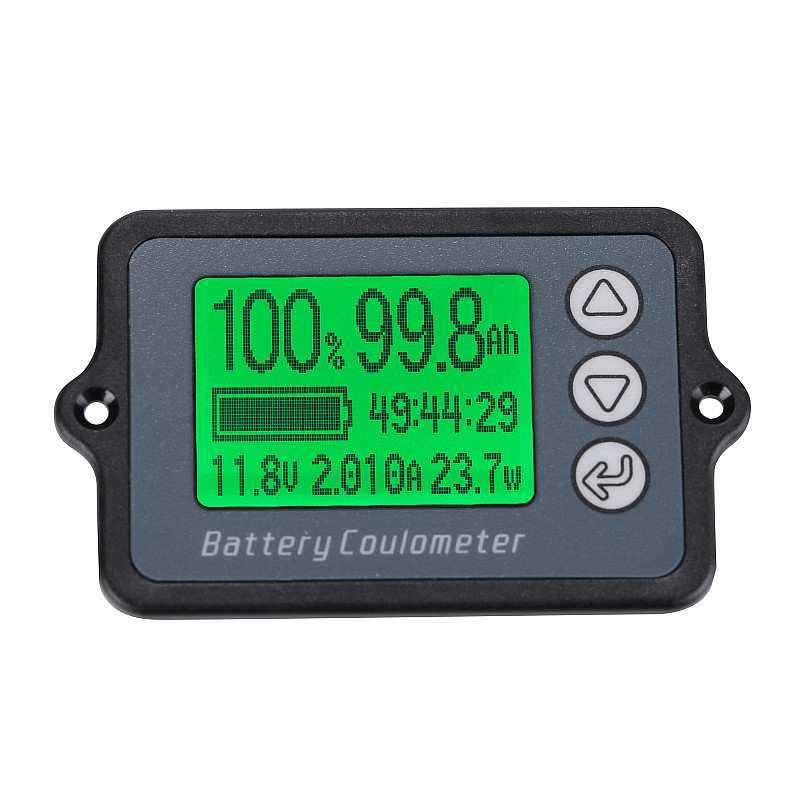 水电池干电瓶锂电池电量显示器 房车储能电池库仑计12V24V60V 50A,3C数码配件,摄像机配件,淘宝优惠券,粉丝福利购,淘宝优惠卷