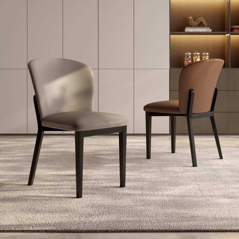 实木餐椅家用简约侘寂风桌椅北欧设计师极简软包客厅靠背椅子,3C数码配件,摄像机配件,淘宝优惠券,粉丝福利购,淘宝优惠卷