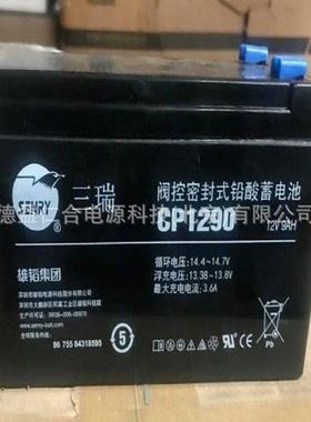 三瑞蓄电池CP1290/12V90AH铅酸蓄电池