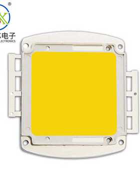 路灯投光灯工矿灯用高亮300W灯珠 大功率暖白光3000K集成LED灯珠