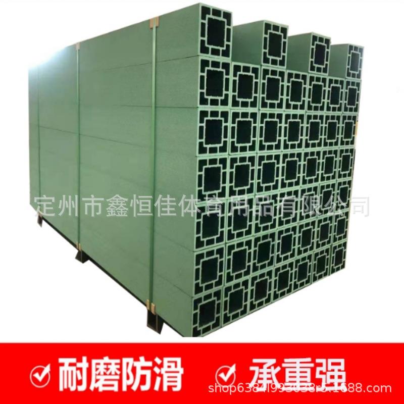 复合聚乙烯抗压枕木回字形垫木承重力强空心塑料复合枕木150*150