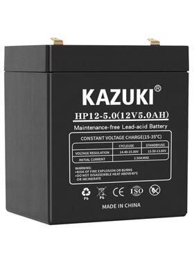 12v5ah蓄电池电12v5aUPS电池门禁电源家用音箱储能备用可充电