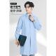 口长色蓝松紧袖 新款 白褂松紧大袖 医生服隔离衣实验室专医学生用工