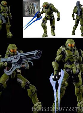 新款千值训练Halo 5 Tempor C hag HaloHalo无限1/12可移动模型娃