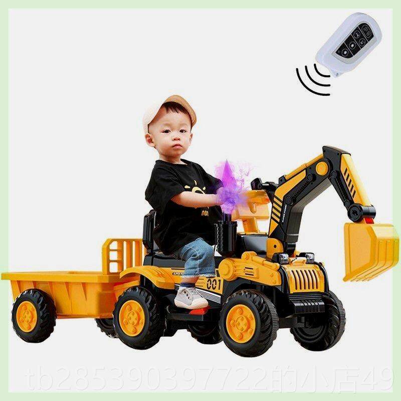 新款童电动挖掘机遥控具工程车可坐玩人1儿--6岁男孩3礼物,玩具/童车/益智/积木/模型,电动/遥控车,淘宝优惠券,粉丝福利购,淘宝优惠卷