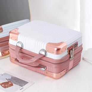 正品码手提箱小型便携14寸女化妆包可密挂行李箱大收纳包容1量6旅