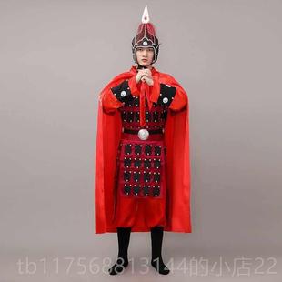 正品 汉武将将军 盔甲演三服国演义岳花飞木兰满江红赵云士兵服出装