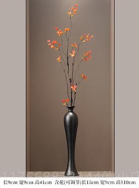 正品入门级玄关招财猫石来转运细户长竖高花瓶摆件高感客厅陶瓷装