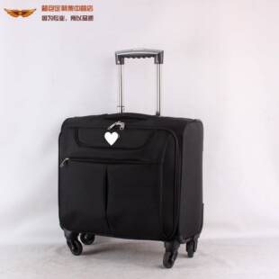 正品16寸8寸牛布商1务登机箱20万寸向轮拉杆箱4S汽车礼津品行李箱