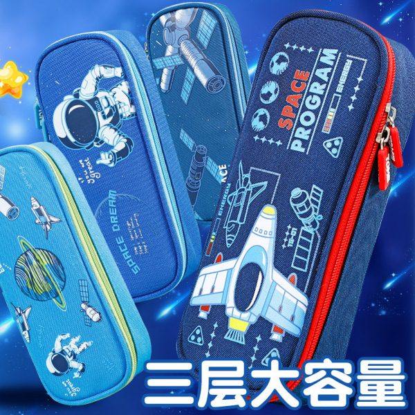 笔袋男孩子小学生文具盒2023年新款流行男孩款铅笔盒大容量初中学,文具电教/文化用品/商务用品,笔袋,淘宝优惠券,粉丝福利购,淘宝优惠卷