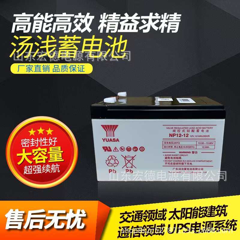 YUASA汤浅蓄电池NP100-12H 免维护 铅酸 固定型 12V100AH蓄电池