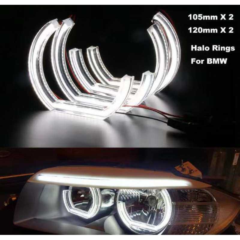 U型半U型水晶天使眼 适用宝马车型F30F10E90E46单色双色水晶光圈