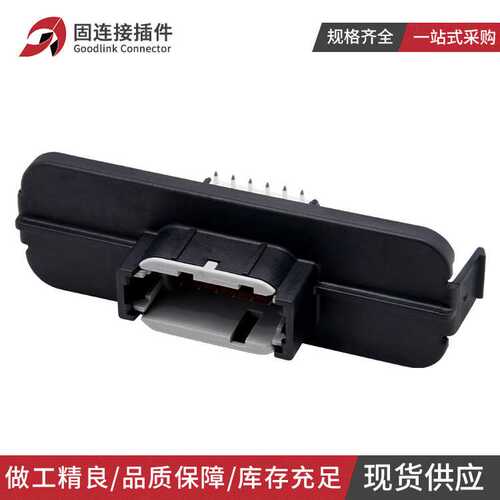 DTM13-12PA-R008防水汽车连接器德驰PCB焊接板接插件12芯弯针座