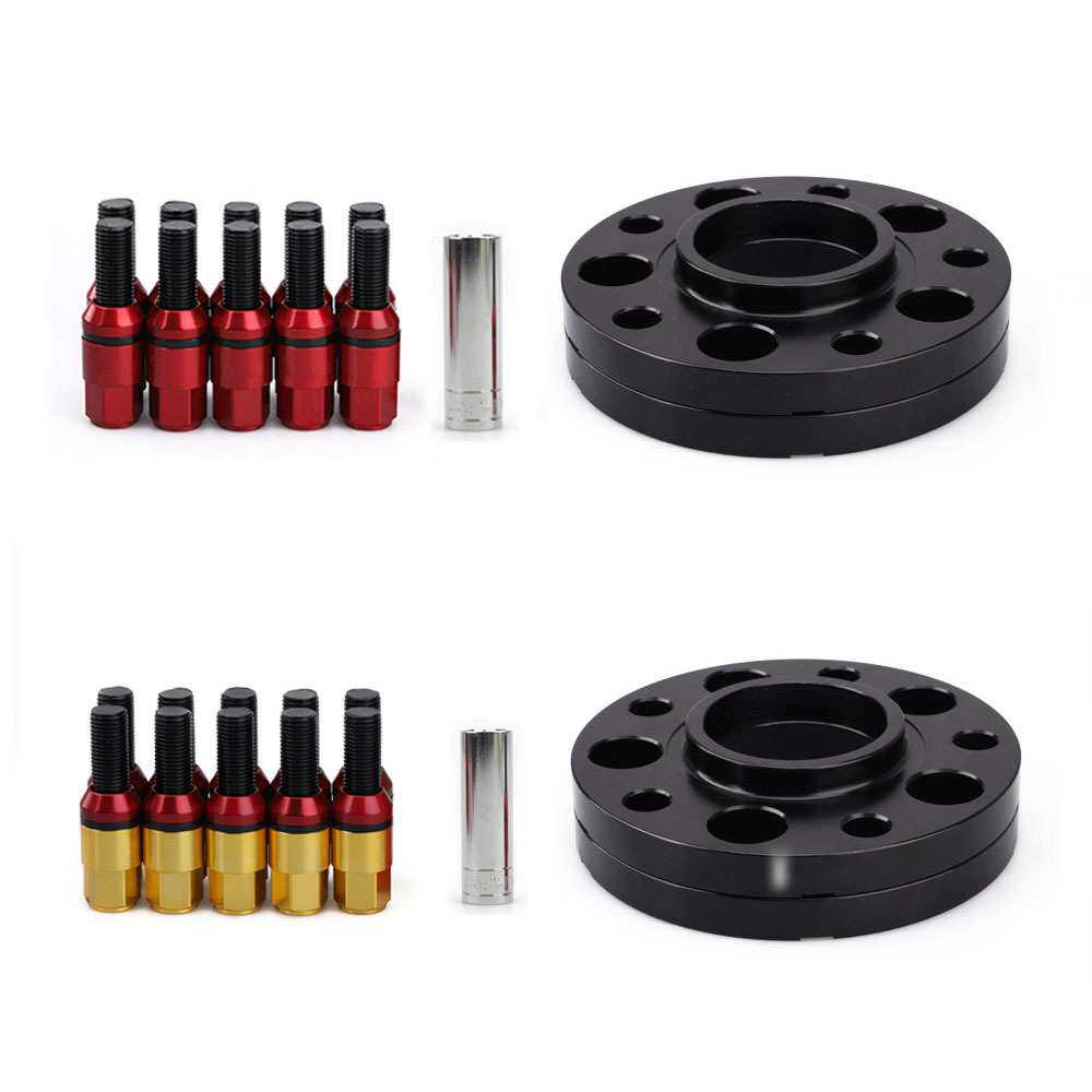 适用宝马迷你 轮毂法兰盘5*120 15mm/20mm M14X1.25螺栓