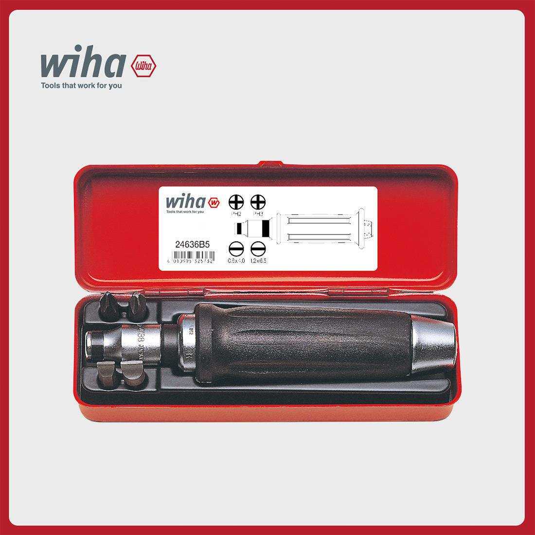 wiha威汉德国  冲击起子手柄套装32573