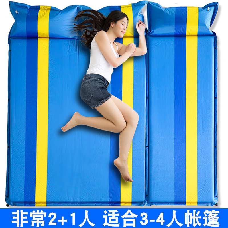 户外单人自动充气垫露营睡垫加宽气垫床加厚防潮垫午休垫帐篷垫子