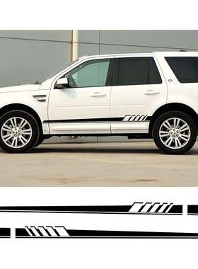 适用于路虎揽胜发现极光神行者全系侧裙车贴车门贴纸A448