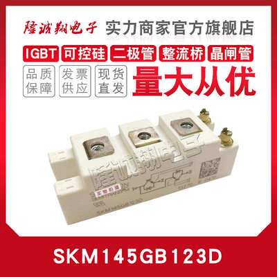 IGBT模块SKM50GB 75GB 100 145 150 195 200 300 400GB123D 124DE