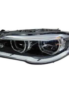 汽车配件适用宝马5系大灯总成F10F18改装天使眼LED大灯日行灯升级