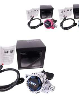 进口AQUATEC 冰潜调节器可调节潜水二级头冷水可调潜水呼吸调节器