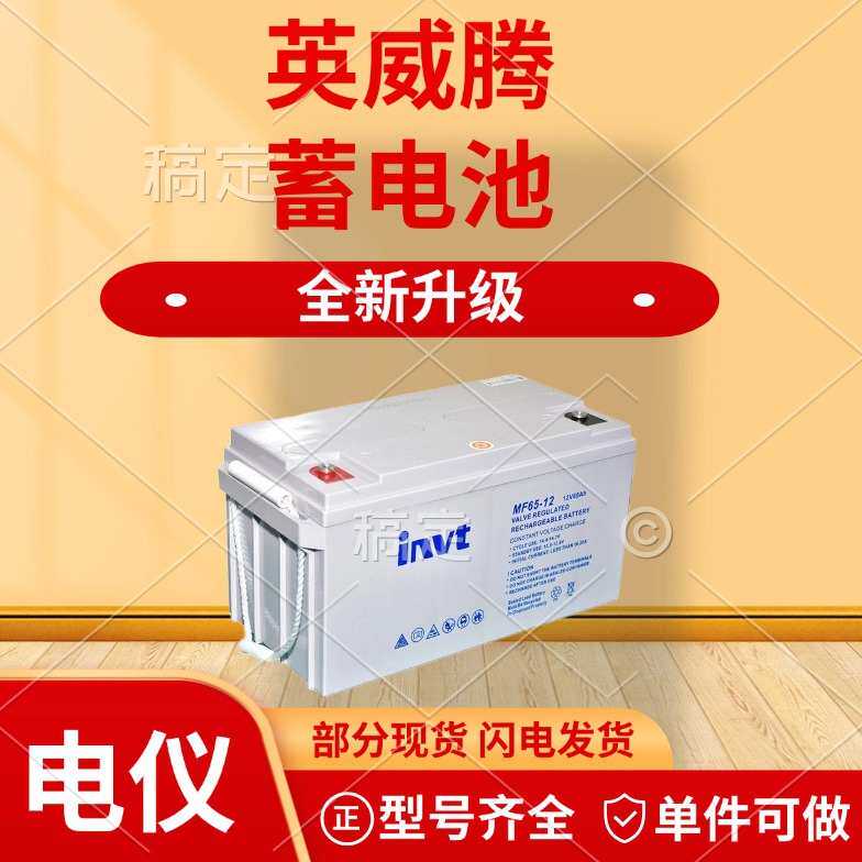 iNVT英威腾蓄电池MF65-12 12V65AH7AH24AH38AH80AH100AHUPS直