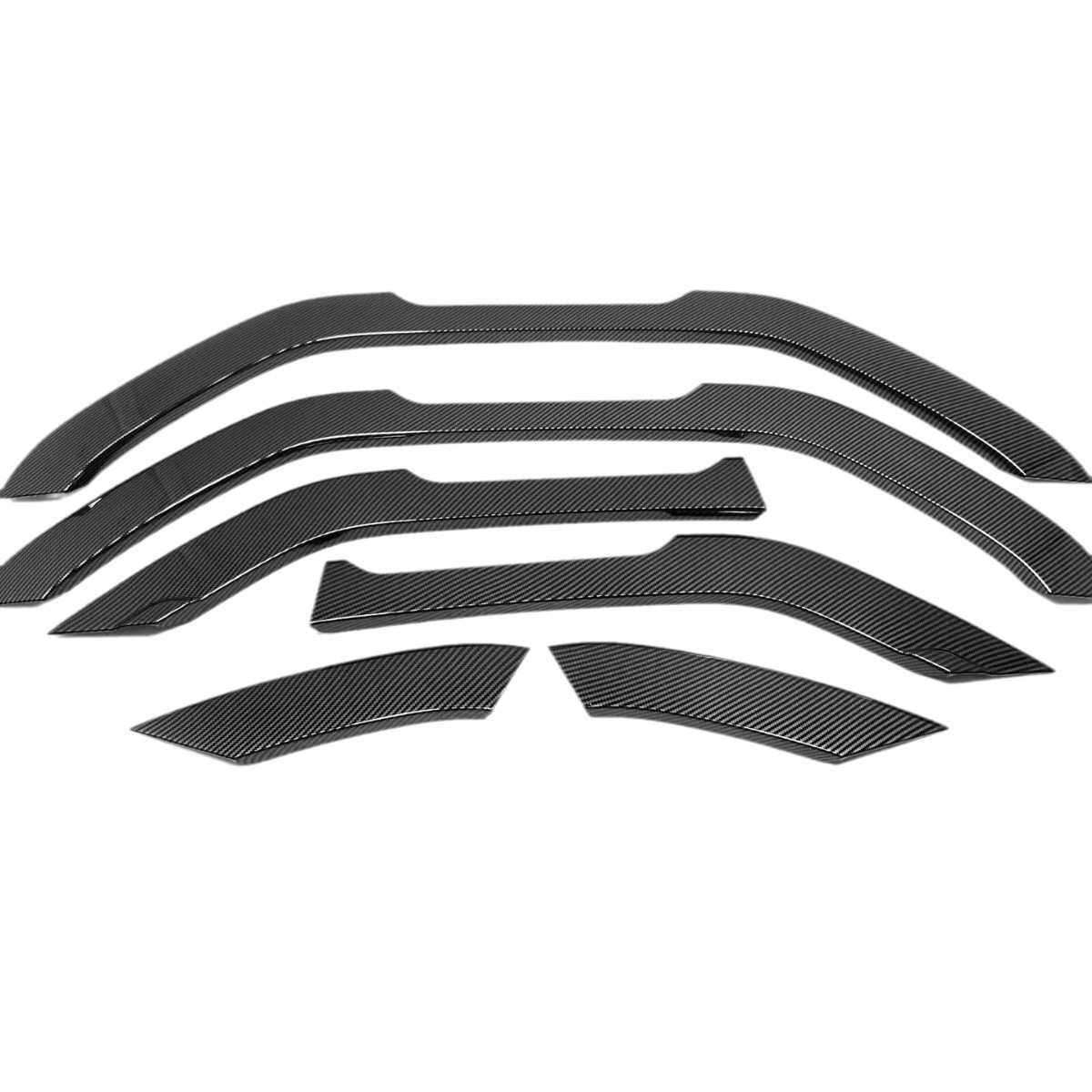 适用于24款霸道/普拉多轮眉饰条改装配件前/后轮眉车身防擦装饰贴