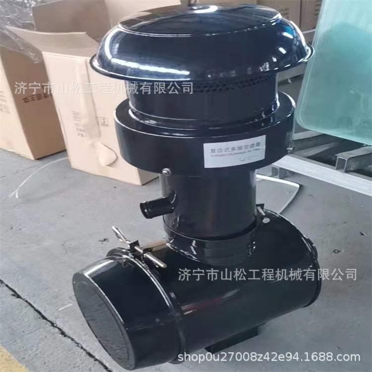 徐工上柴6115 6135 6121 D9发动机空滤粗滤雨冒配件空滤总成配件