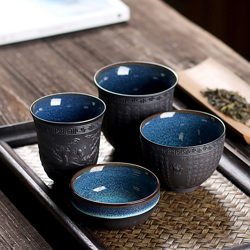 主人杯陶瓷品茗杯建盏茶杯功夫