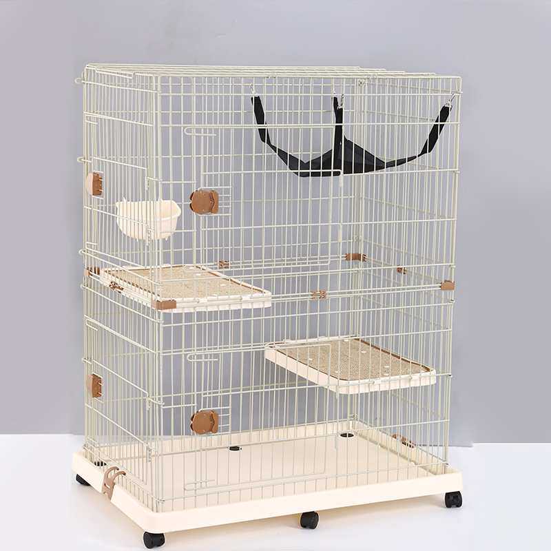 厂家直销 捣蛋鬼 环保PP两层繁殖猫笼子别墅 宠物用品 宠物笼具