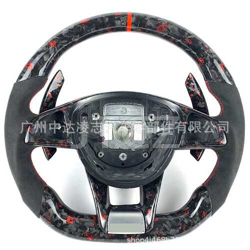 适用于奔驰A45CLA45AMGC63C43E63E53级ECLS级GLEGLC方向盘碳纤维