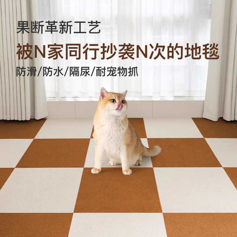 宠物地垫毯拼接防滑垫狗狗猫防抓隔静音隔水尿可拆洗