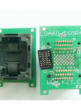 LGA60下压弹片转DIP48测试座 LGA60转DIP48测试座 LGA60老化座