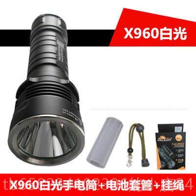 新款霸光骑8-X9电60超亮强光手电筒聚光远射L2可充防水行家用A 26
