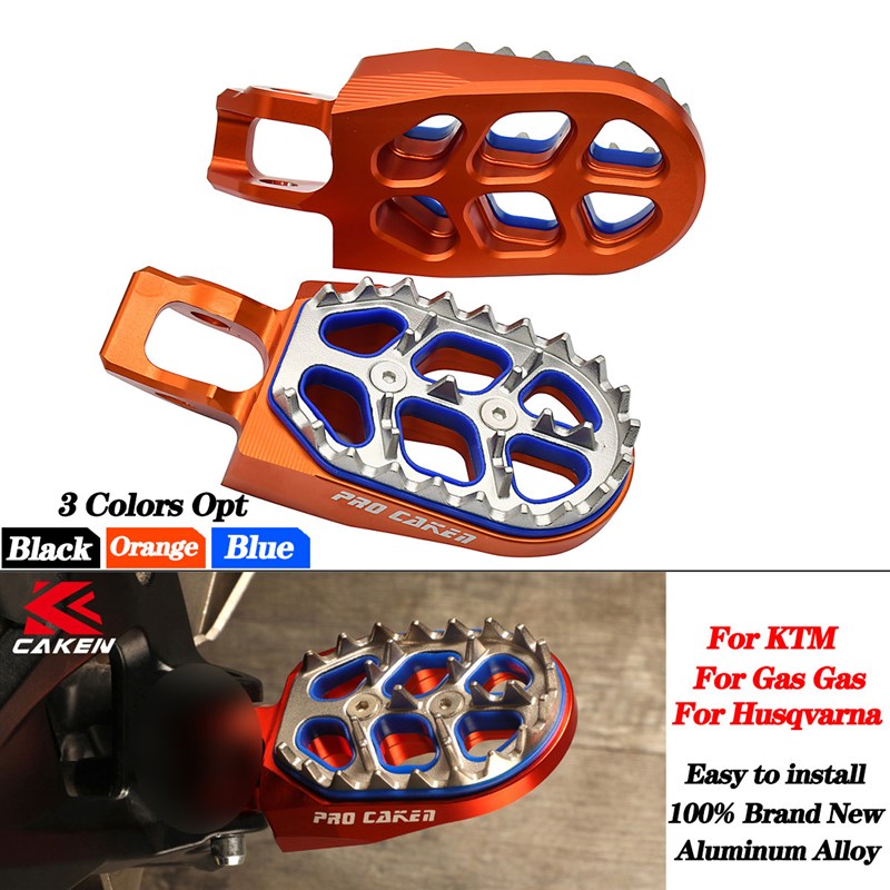 越野摩托车改装脚踏脚钉适用KTM EXC 250 300 胡思瓦纳 GASGAS