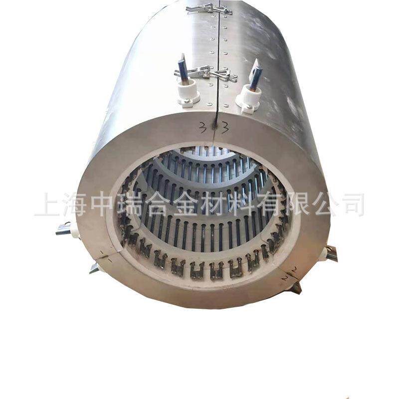 管道式加热器对开型井式管式陶瓷加热模块圆形炉膛扩散炉炉体