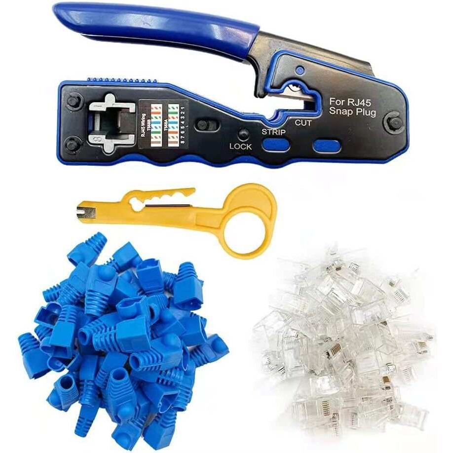 NeoRannk Network RJ45 Crimp Tool Kit, All-In-One Ethernet\/C