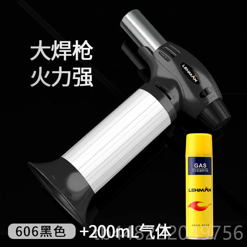 正品雷曼创充打气大意焊枪防风火机喷枪高温烧烤点艾雪茄直冲点火