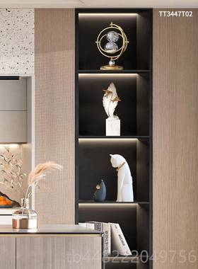 正品艺风电水起摆件轻奢高档生客厅玄关酒柜视柜办公室书架术软装