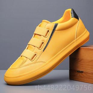 休闲皮鞋 正品 板子男百搭流低帮懒男人鞋 一脚蹬2025潮春夏新款 鞋