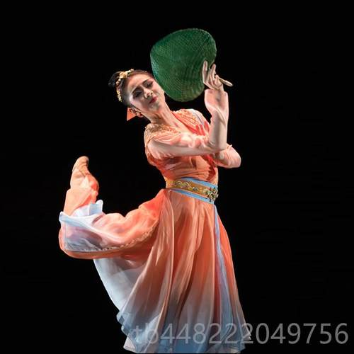 正品古典舞演出服女童舞蹈服越女舞词中国舞儿台表幼演剧目古风儿