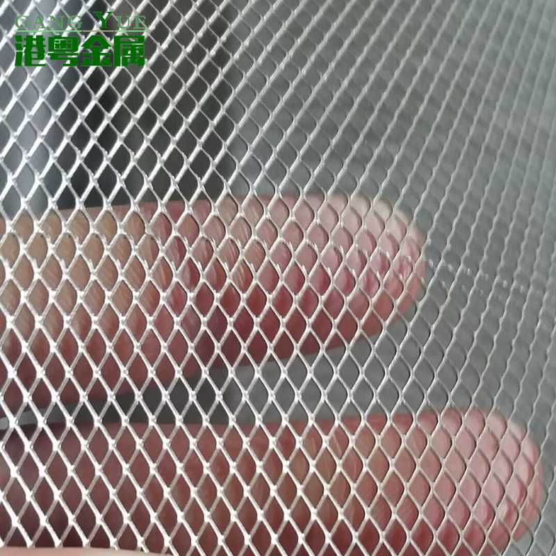 佛山菱形网抽烟机通风网罩 铝板微孔拉伸网小孔铝拉网过滤网片