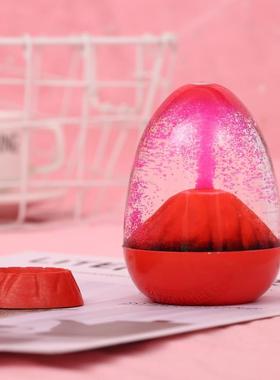 火山蛋油漏创意坚定火热爱情沙漏居家装饰七夕礼品办公桌摆件