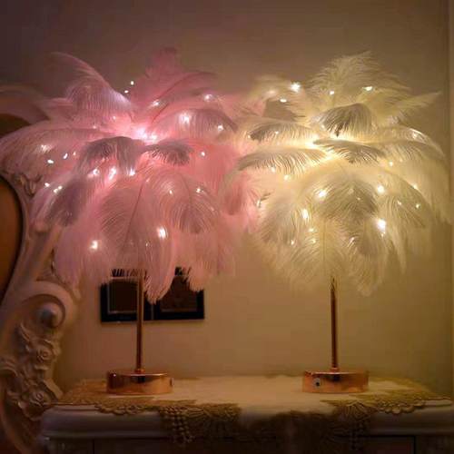 led创意小夜灯 少女心房间装饰软妹温馨灯 羽毛球造型灯定 制