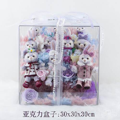 正品星公黛露史黛拉仔生日礼物手办玩兔偶仔表花束女孩白儿童闺蜜