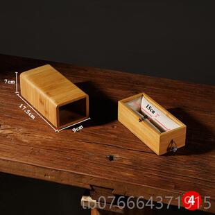 正品竹盒定制礼包装小木高档玉器文玩核印盒章首饰生品日礼品收纳