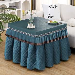 电炉罩防水防烫烤火桌子罩长方形套新款加厚加绒茶几火架被罩冬季