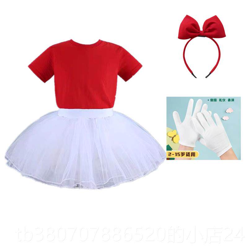 高档新款六多一儿童演出服色糖果蓬蓬裙纱裙幼儿园童女喜多舞蹈表图片