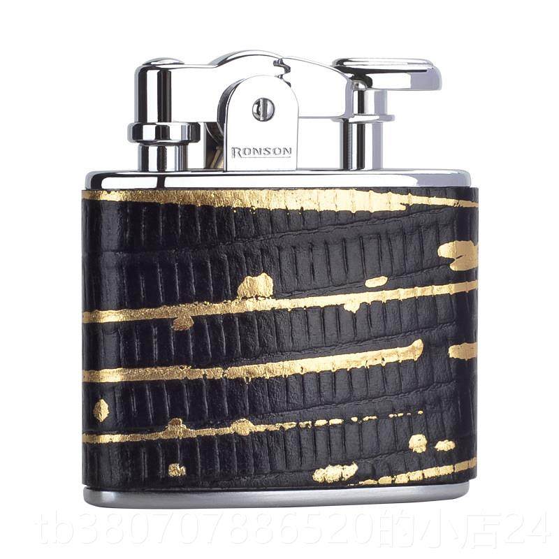 高档打ronson0火煤油男士朗森原装正品火石覆古老式火机创意朗声