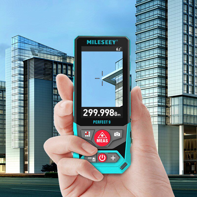 milesey P9图像户外手持式激光测距仪红外测量仪数字尺专业